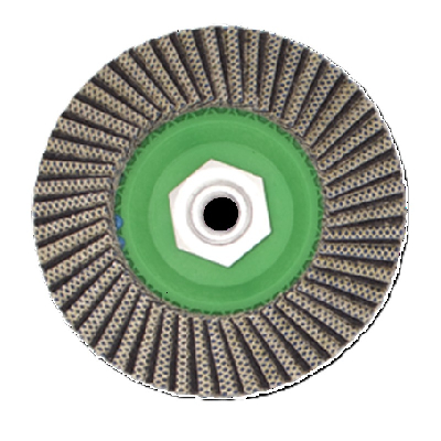 Profi Diamant-Fächerscheiben, Kunststoff Trägerkörper Ø 115 mm Korn 60, M14, Diamantgebundene-Schlei