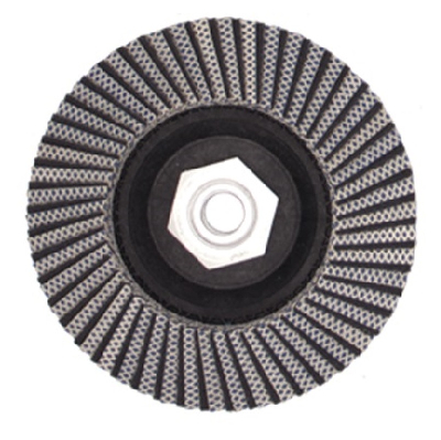 Profi Diamant-Fächerscheiben, Kunststoff Trägerkörper Ø 115 mm Korn 120, M14, Diamantgebundene-Schle