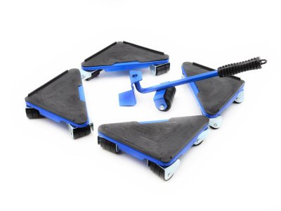 GEKO Möbel-Schiebeset 5-teilig 300 kg Tragkraft