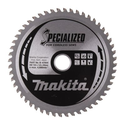 Makita Kreissägeblatt B-47064 150x20mm 32 Zähne für Aluminium