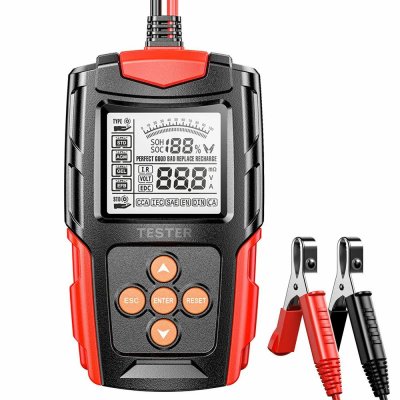 FOXSUR Batterietester 12V LCD für 3-200 Ah Batterien