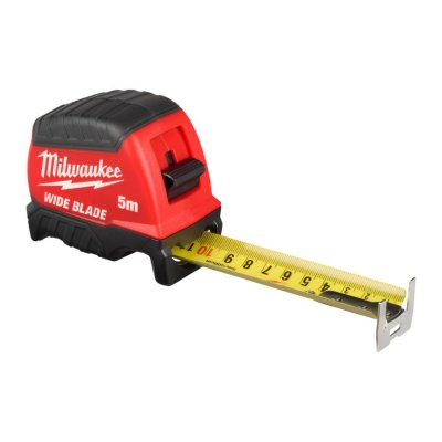 MILWAUKEE Premium Rollbandmaß Wide 5 m, 2. Generation, 33 mm breit