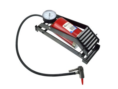 GEKO Fußpumpe mit Manometer G01303 31 cm