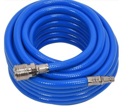 YATO Pneumatikschlauch PVC mit Schnellkupplung 8 mm x 20 m
