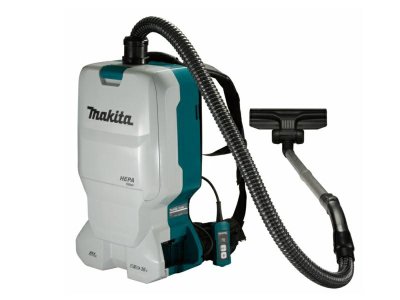 MAKITA Rucksackstaubsauger 18Vx2 DVC665ZU mit 6L Behälter und AWS