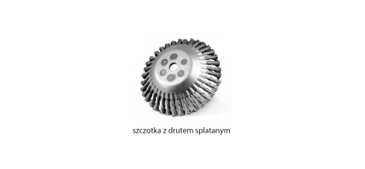 Drahtbürste SZCZOTPOL 200 mm mit 25,4 mm Bohrung für Motorsense