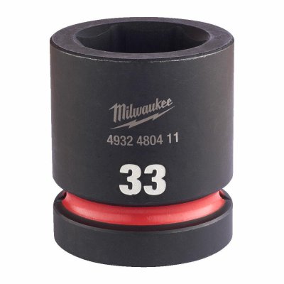 MILWAUKEE Schlagschraubernuss 1" 33 mm aus CR-MO Stahl