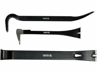 YATO Brechstangen-Set 3-teilig mit Ausziehern, gehärtet