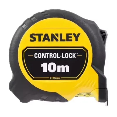 STANLEY Rollmaßband Control Lock 10 m x 25 mm mit BladeArmor® Schutz