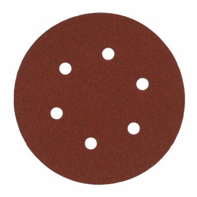 MILWAUKEE Schleifscheibe 150 mm P180 mit 6 Löchern, 50 Stück