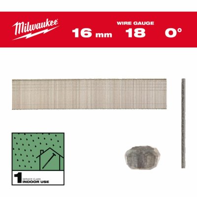 MILWAUKEE 18G/16mm Stifte M18FN18GS 10000 Stück