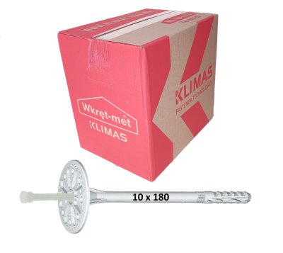 Dämmstoffdübel LTX 10x180 mm mit Kunststoffschaft 200 Stück