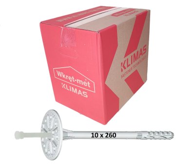 Dämmstoffdübel LTX 10x260 mm mit Kunststoffschaft 100 Stück