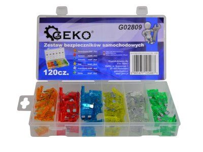 Autosicherungen Set 120-teilig Mini Flachsicherungen 5-30A