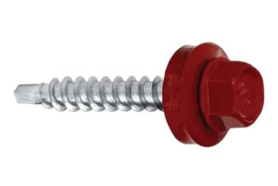 Trapezblechschraube 4,8x35 mm Rot RAL 3011 250 Stück