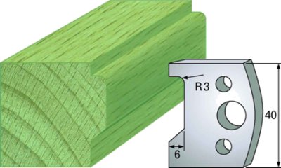 Profilmesser HS-Ausführung 40x4 P 032 HSS