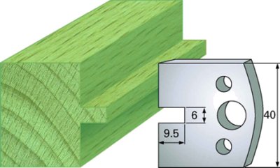 SP-Profilmesser 40x4 P 017 passend zu Type 1500 + 1501 + 1505
