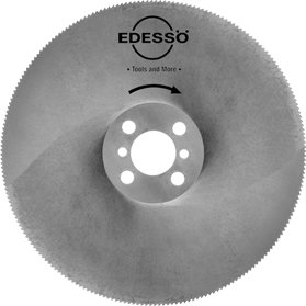 EDESSÖ HS-E (HSS-E) Cobalt Metallkreissägeblatt HZ / Bogenzahnung mit Vor- und Nachschneider, Zahnte