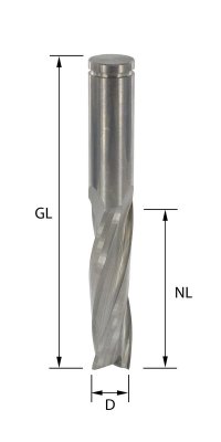 EDESSÖ A=10, B=35, GL=80 - Z=2 (S) Schlichtfräser HWM Z2 RH/pos.