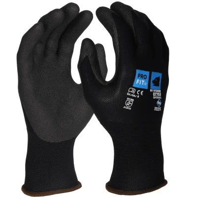 Arbeitshandschuhe "Optimal",HPT, schwarz 6 (Packung à 12 Paar)
