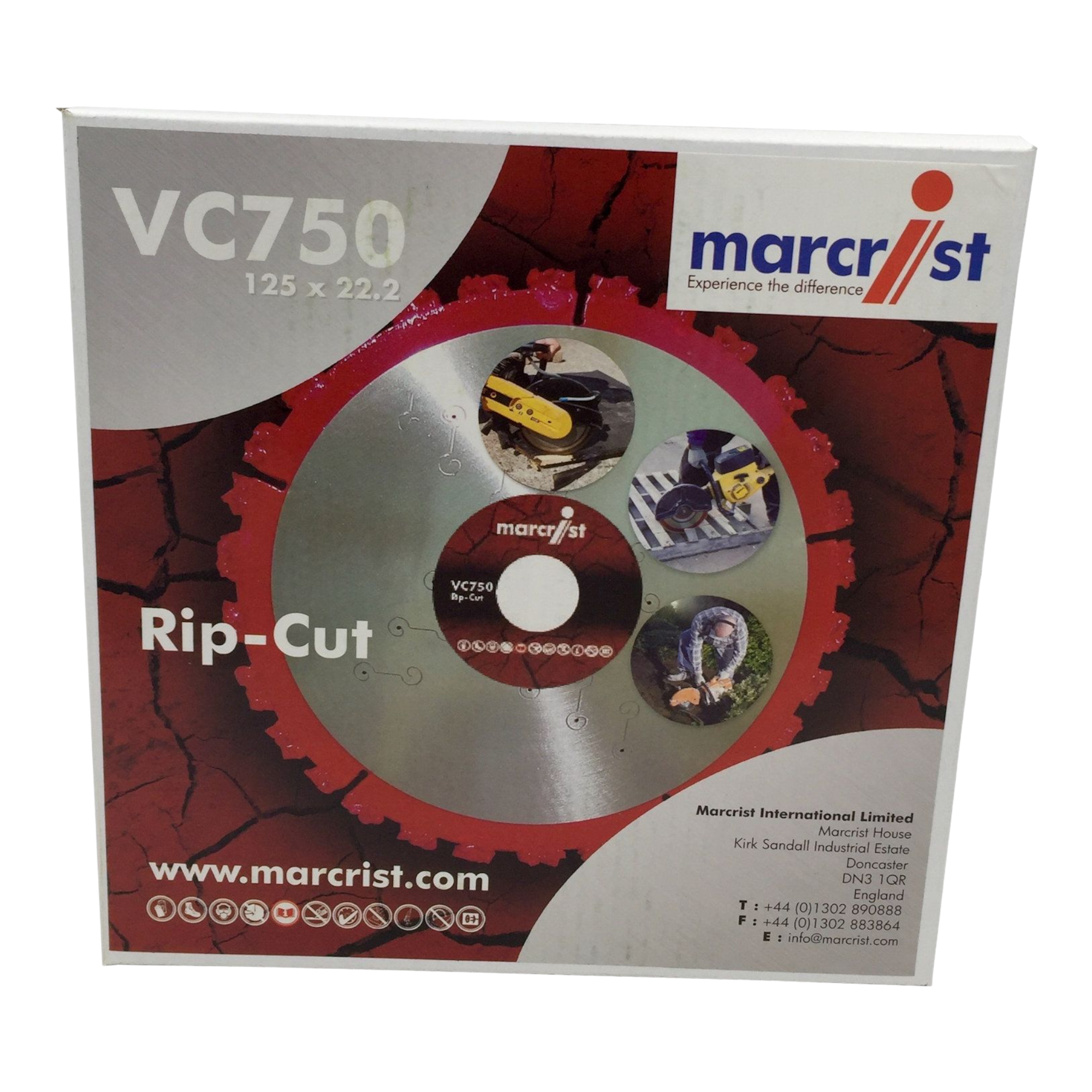 Trennscheibe Marcrist Rip Cut VC750 125 mm - Allesschneider Sägeblatt