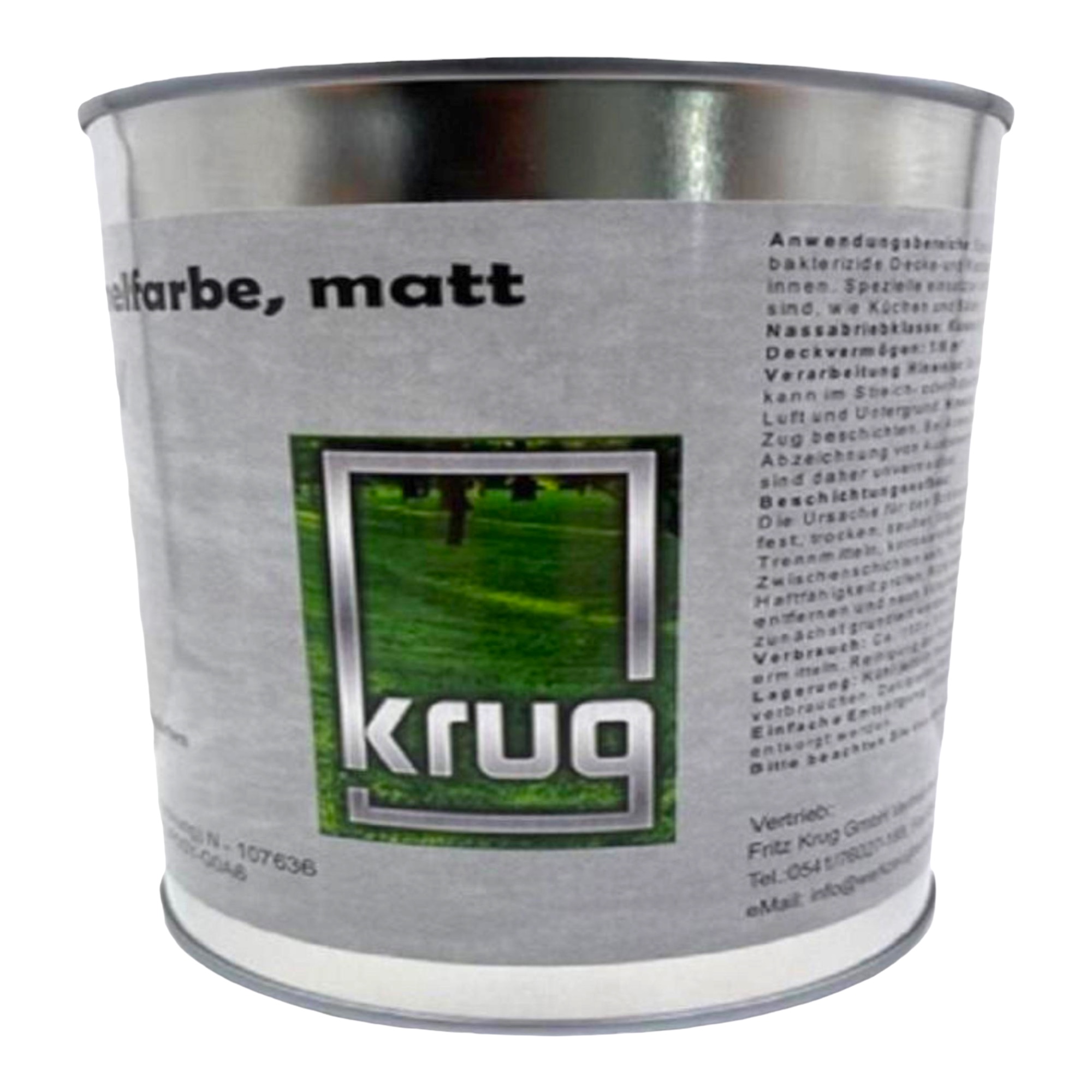 Set 6 x Krug Antischimmelfarbe Matt 0,75 Liter + 1 x Makita Ratschen + Bit-Set B-65567 1/4\", 34 tlg