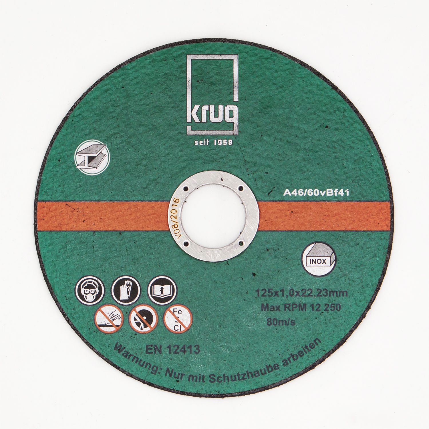Set 1 x Makita DDF453SYX4 Akku-Bohrschrauber 2x Li-ion 18V/1,5 Ah + 200 x Trennscheibe Inox C 125x1.