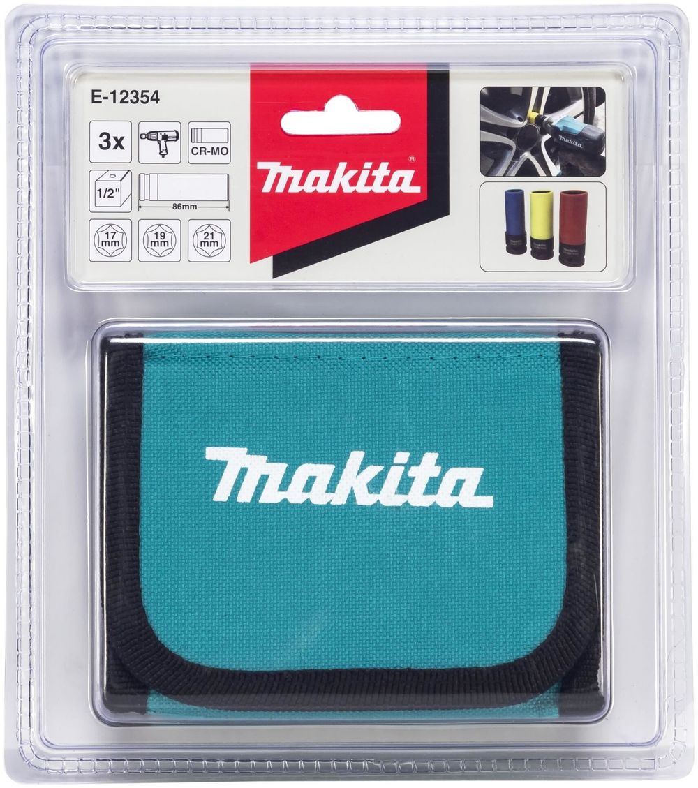 Makita E-12354 Steckschlüssel-Set 1/2 3 Teile