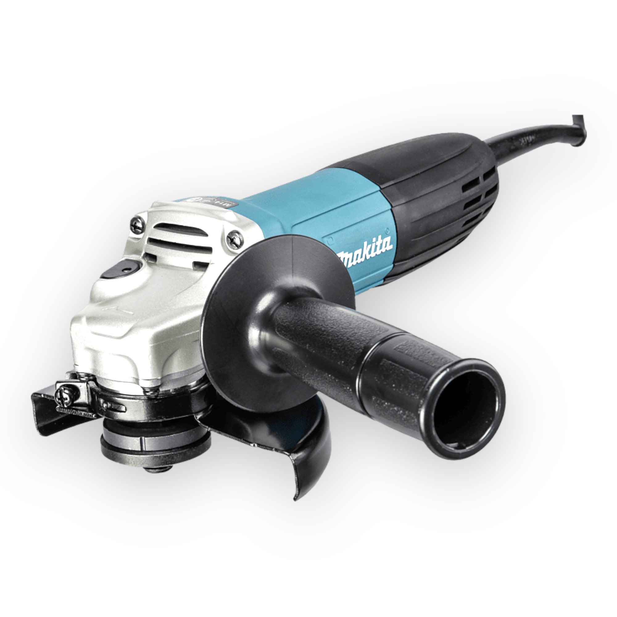 Set 1 x Winkelschleifer Makita GA5030R + 1 x Topfschleifer 125 mm 2reihig Beton/Estrich + Absaughaub