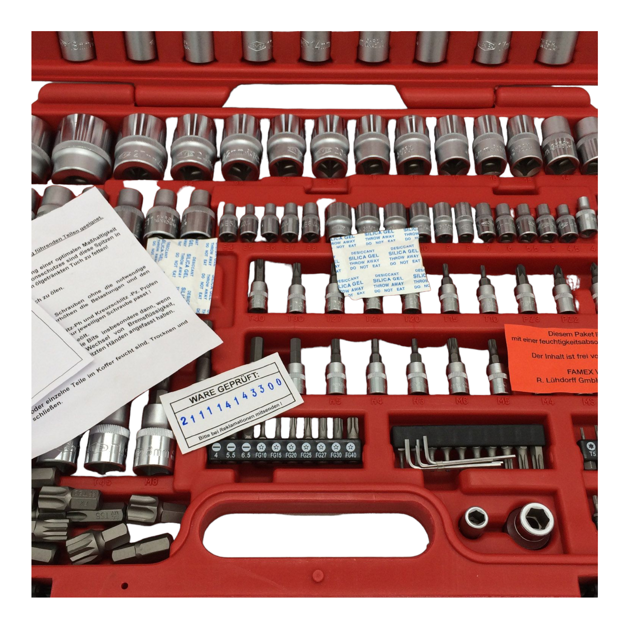 Famex Mechaniker-Steckschlüsselsatz 525-18, 174-teilig